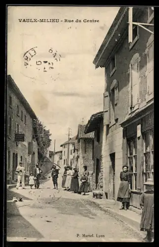 AK Vaulx-Milieu, Rue du Centre