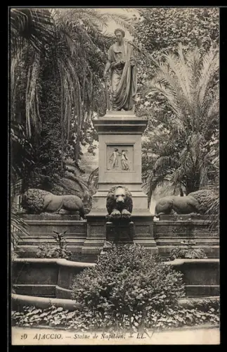 AK Ajaccio, Statue de Napoléon