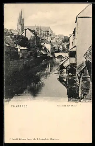 AK Chartres, Vue prise sur l`Eure