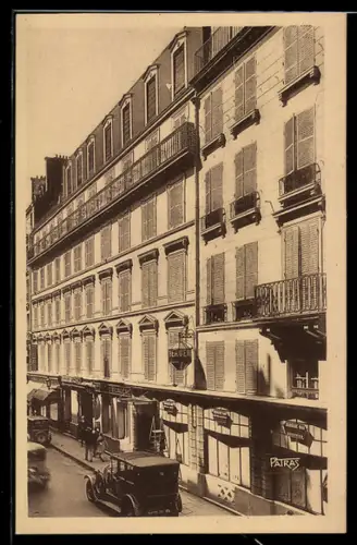 AK Paris, Hotel Bergère, 34 Rue Bergère