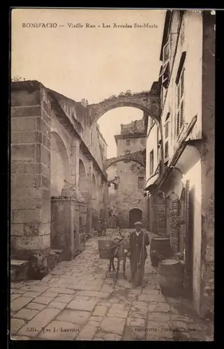 AK Bonifacio, Vieille Rue, Les Arcades Ste-Marie