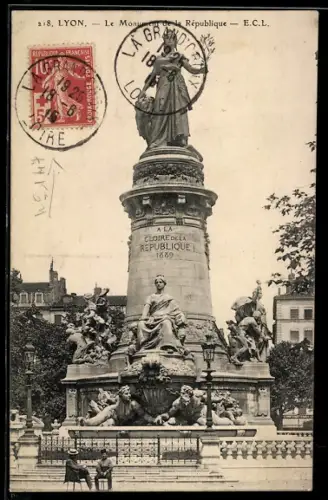 AK Lyon, Le Monument de la République