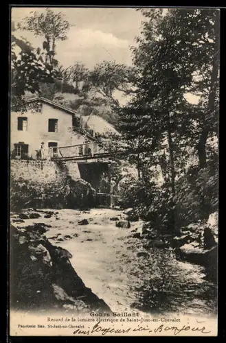 AK Gours Saillant, Record de la lumiere electrique Saint-Just-en-Chevalet