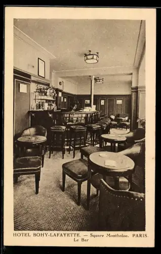 AK Paris, Hotel Bohy-Lafayette, Square Montholon, Le Bar