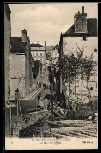 AK Saint Florentin, La Rue Montante