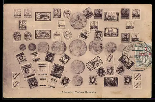 AK Monnaie et Timbres Marocains