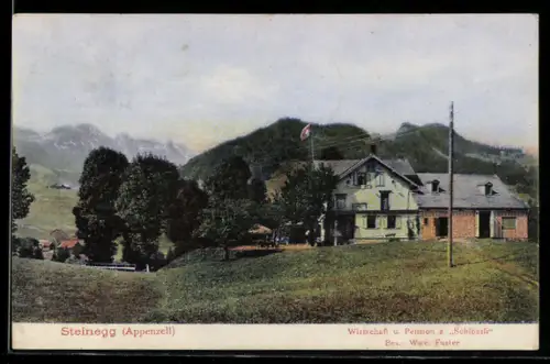 AK Steinegg (Appenzell), Wirtschaft u. Pension z. Schlössli