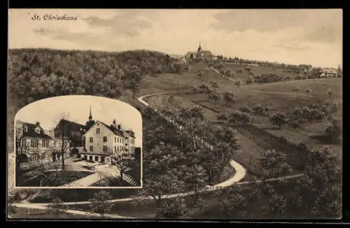 AK Bettingen, Kirche auf dem St. Chrischona