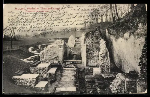 AK Augst, Römische Theater-Ruine