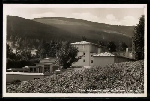 AK Bad Schwarzbach, Kurhaus am Heufuder