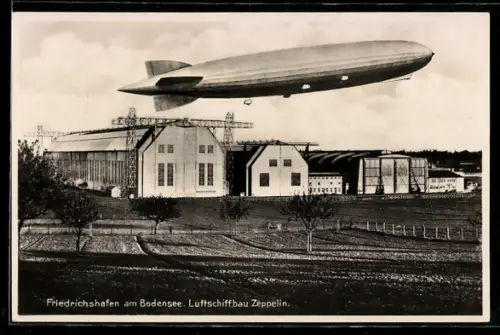 AK Friedrichhafen, Luftschiffbau-Anlage Zeppelin