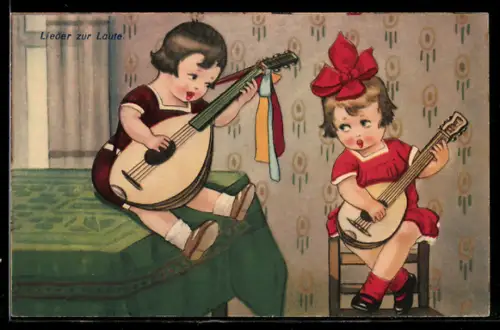 AK Lieder zur Laute, Gitarre