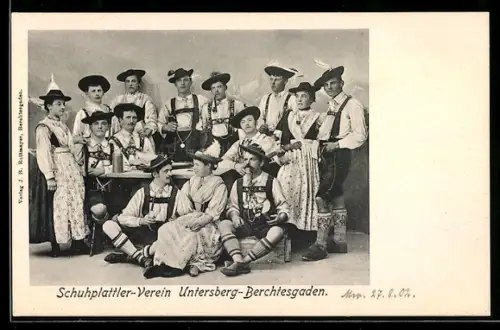 AK Berchtesgaden, Schuhplattler-Verein Untersberg-Berchtesgaden