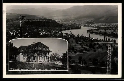 AK Mumpf /AG, Kurhaus, Hotel u. Solbad Schönegg, Gesamtansicht