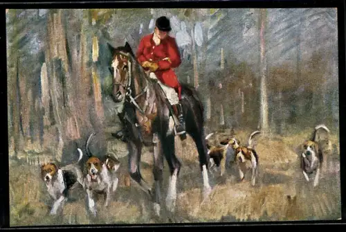 AK Auf zur fröhlichen Jagd, Auf der Fährte