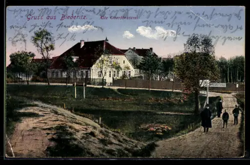 AK Biederitz, Blick auf die Alte Oberförsterei