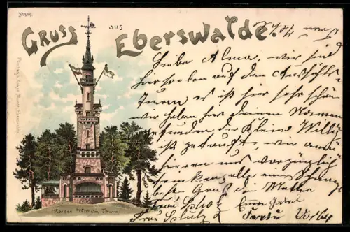 Lithographie Eberswalde, Kaiser Wilhelm-Turm