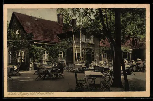 AK Lehde i. Spreewald, Gasthaus Zum fröhlichen Hecht