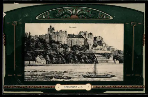 AK Bernburg, Blick auf das Schloss