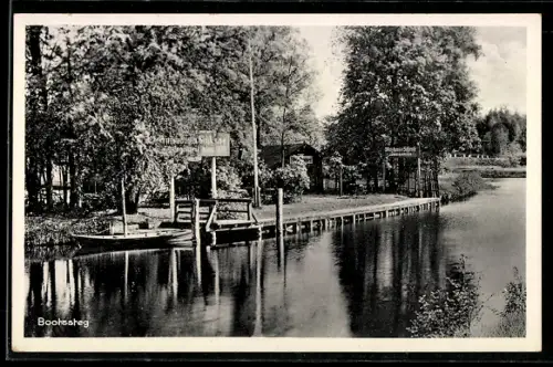 AK Cummersdorf, Partie am Wirtshaus zur Schleuse