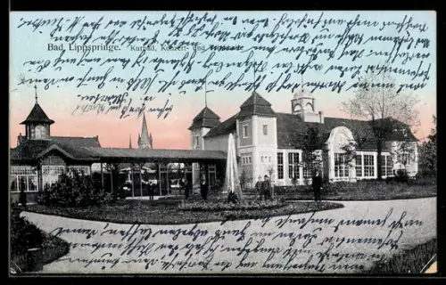 AK Bad Lippspringe, Kurbad, Konzert- und Trinkhalle