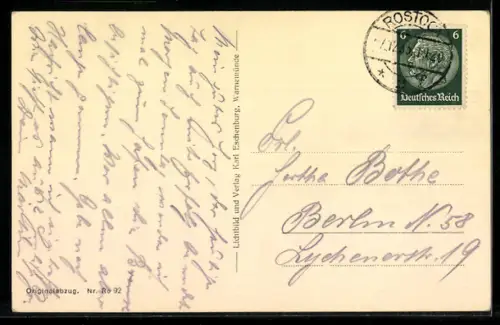 AK Rostock, Rathaus und Marktplatz mit Wochenmarkt