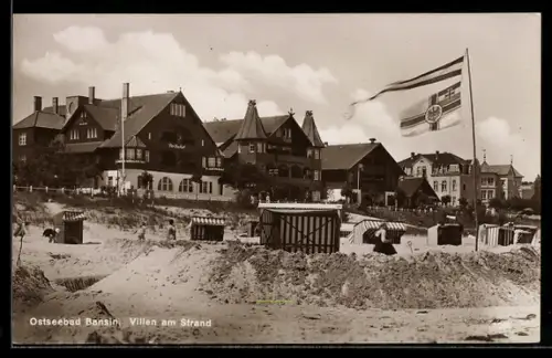 AK Bansin, Villen am Strand
