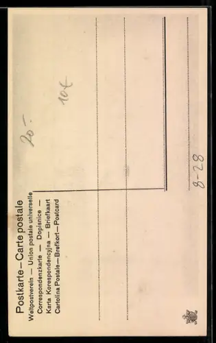 AK Koch mit einem Streichholz