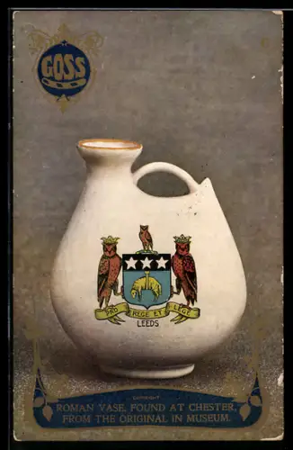 AK Leeds, Roman Vase found at Chester