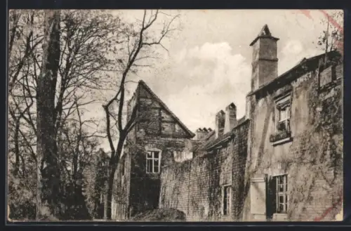 AK Frankfurt /Oder, An der Stadtmauer