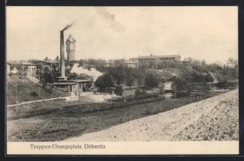 AK Döberitz, Blick zum Truppen-Übungsplatz