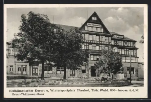 AK Oberhof /Thür. Wald, Ernst-Thälmann-Haus