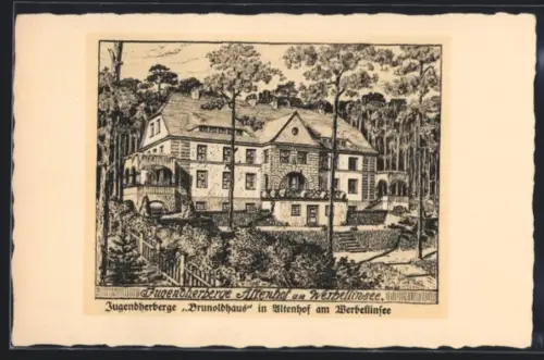 AK Altenhof am Werbellinsee, Jugendherberge Brunoldhaus