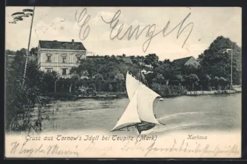 AK Teupitz /Mark, Gasthof Tornow`s Idyll