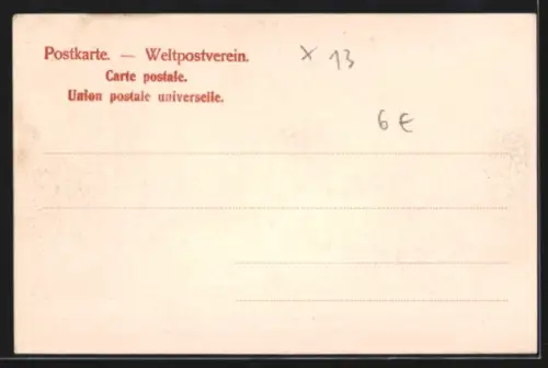 AK Cöthen, Markt mit Rathaus