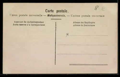 AK Orchestra Panizza mit Instrumenten, Musiker