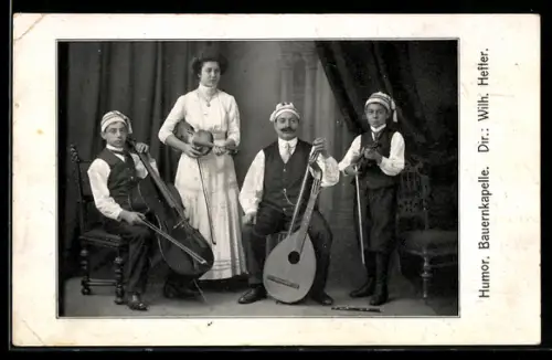 AK Humoristische Bauernkapelle, Musiker