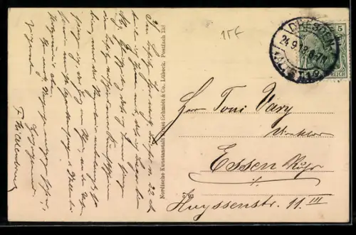 AK F. Wildenbruchs Musik-Ensemble mit Instrumenten