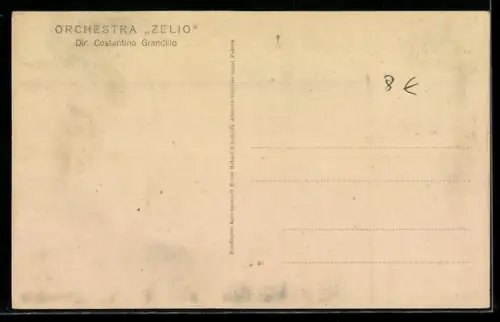 AK Orchestra Zelio mit Instrumenten, Musiker