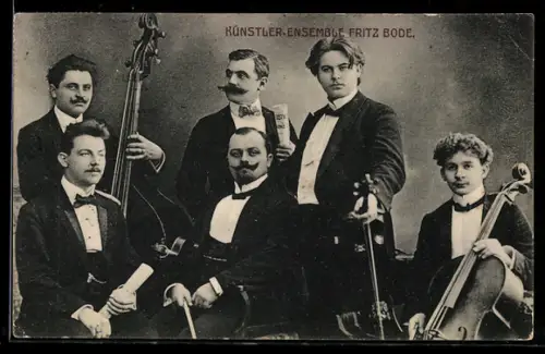 AK Musiker des Künstler-Ensembles Fritz Bode