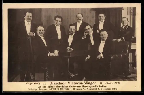 AK Dresden, Dresdner Victoria-Sänger, Musiker