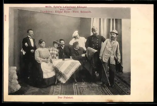 AK Leipzig, Wilhelm Eyles Leipziger Sänger, Der Paletot