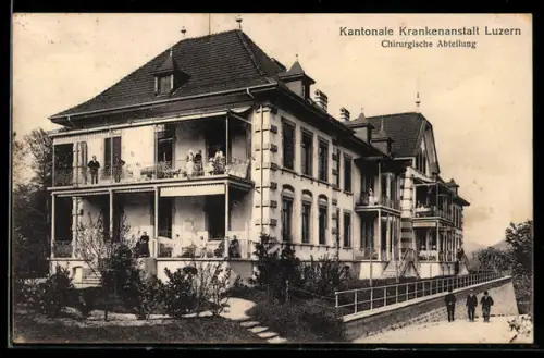AK Luzern, Kantonale Krankenanstalt, Chirurgische Abteilung