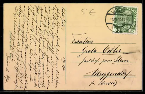 AK Leoben, Stadthaus am Hauptplatz, mit Konditorei R. Wimmer