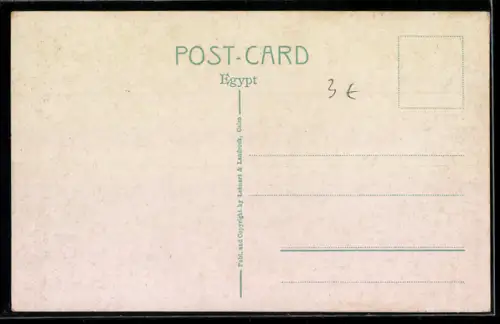 AK Cairo, Native Scene during the Inundation