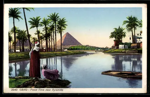 AK Kairo, Flood Time near Pyramids