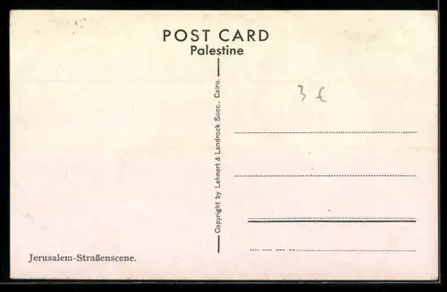 AK Jerusalem, Streetscene, Packesel
