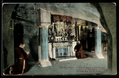 AK Bethlehem, Inneres der Milchgrotte