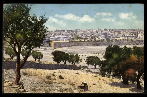 AK Jerusalem, from Olivet