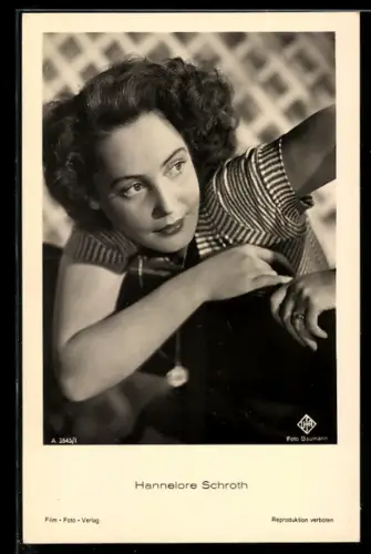 AK Schauspielerin Hannelore Schroth